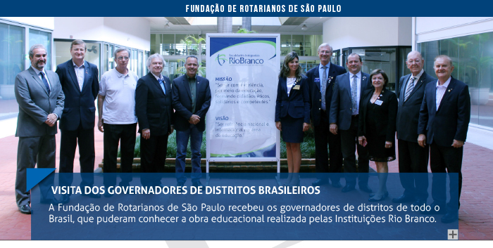Visita dos Governadores de Distritos Brasileiros