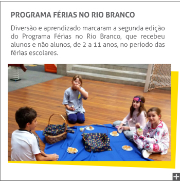 Programa Férias no Rio Branco