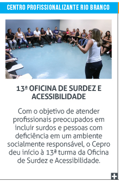 13ª oficina de surdez e acessibilidade