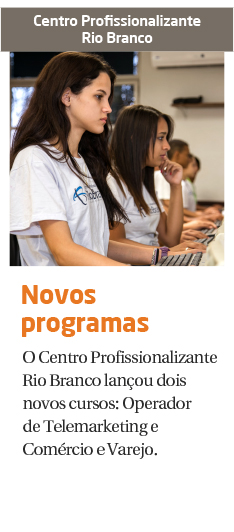 Novos cursos: Operador de Telemarketing e Comércio e Varejo