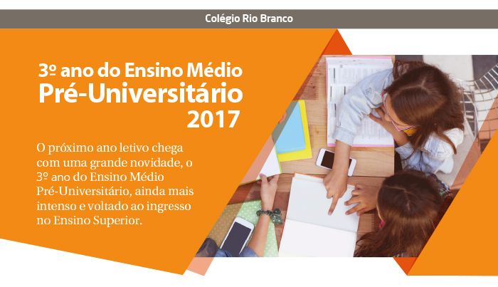 3º ano do Ensino Médio Pré-Universitário 2017