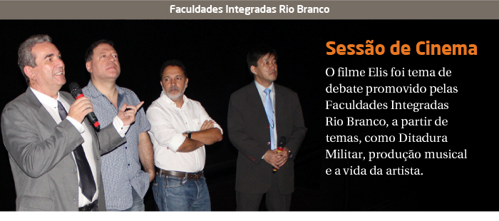 Sessão de Cinema Rio Branco debate o filme Elis
