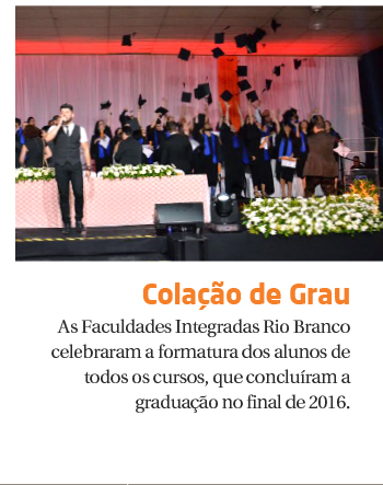 Colação de Grau do 2° semestre de 2016