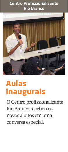 Palestra Inaugural dá as boas-vindas aos novos alunos