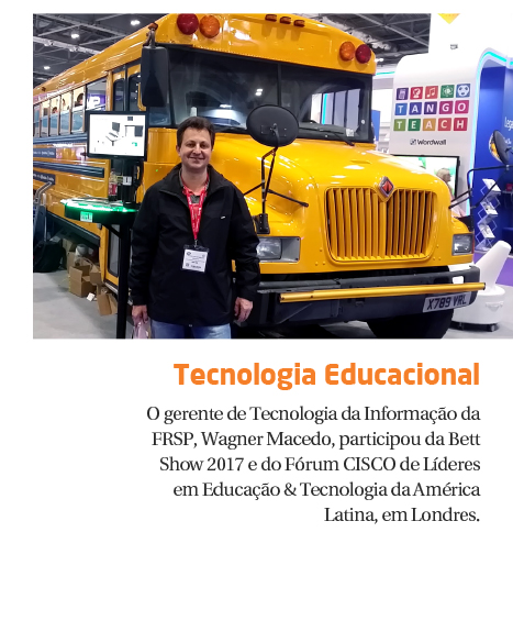 FRSP participa de congresso internacional de tecnologia educacional