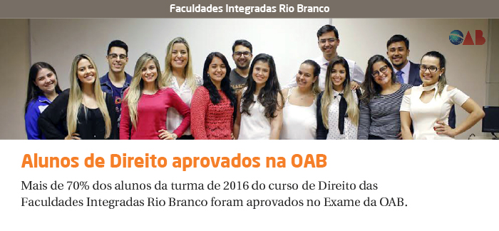 Alunos de Direito aprovados na OAB