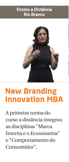 PÃ³s-graduaÃ§Ã£o a distÃ¢ncia: MBA New Branding Innovation