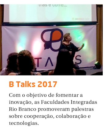 B Talks 2017: inspiração e compartilhamento