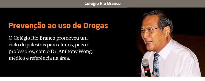 Prevenção ao uso de drogas: ciclo de palestras com Dr. Anthony Wong