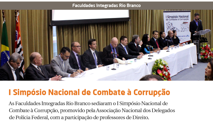 I Simpósio Nacional de Combate à Corrupção