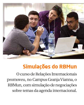 Curso de Relações Internacionais promove simulações do RBMun