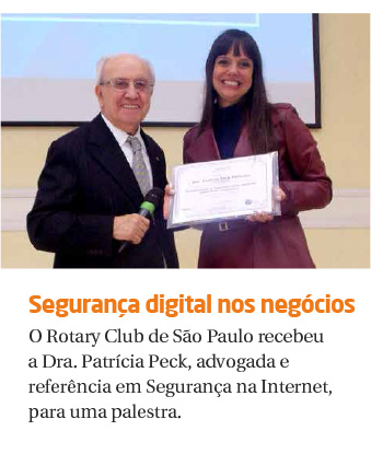 Advogada Patrícia Peck fala de segurança digital nos negócios durante reunião do RCSP