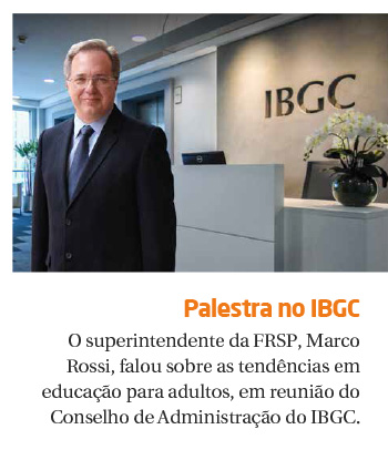 Superintendente realiza palestra sobre tendências em educação para adultos no IBGC