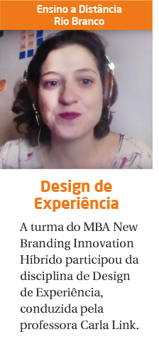 MBA NEW BRANDING INNOVATION: DESIGN DE EXPERIÊNCIA