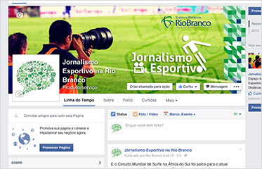 Curta a Fanpage do curso de Jornalismo Esportivo