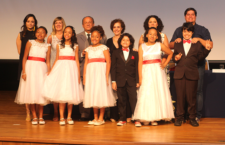 Formatura dos alunos do 5º ano