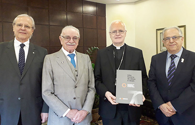 FRSP recebe visita de Cardeal Dom Odilo Pedro Sherer