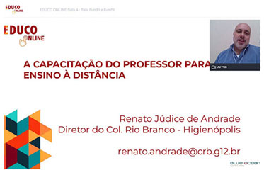 Diretor da Unidade Higienópolis fala sobre formação docente em encontro da Educo Online
