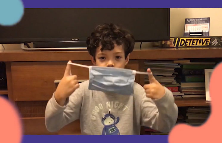 Período Integral: How to put on a face mask?