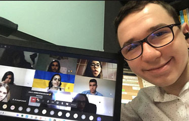 Alunos participam do 21º MINIONU, realizado totalmente online