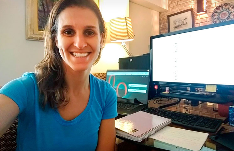 Interação marca o trabalho remoto no Colégio Rio Branco