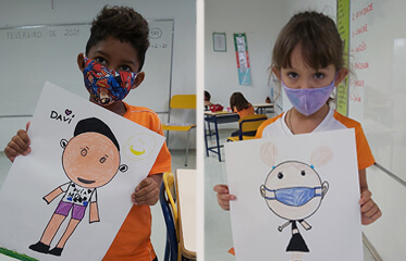 Crianças fazem uma reflexão sobre Amizade e Diversidade