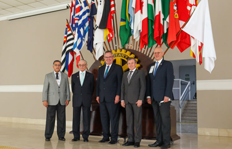 FRSP recebe visita do Presidente do Rotary Internacional 2023-2024