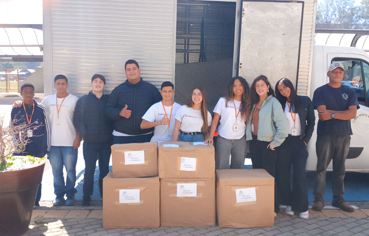 Campanha de doação para instituições