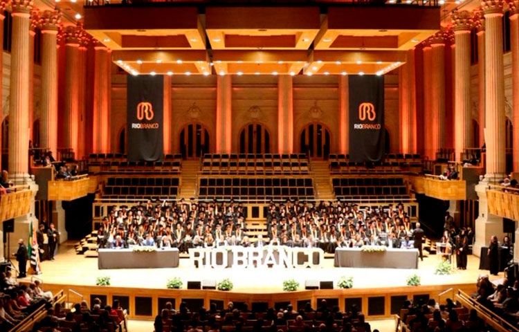 Formatura da 3ª série EM na Sala São Paulo