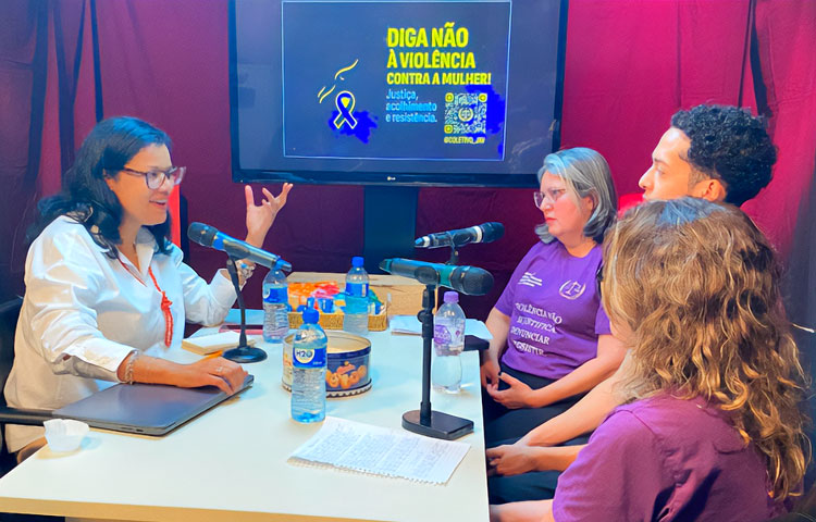 Podcast sobre o combate à violência doméstica