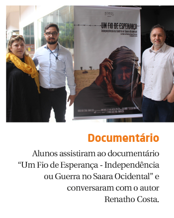 Exibição do documentário “Um Fio de Esperança – Independência ou Guerra no Saara Ocidental”