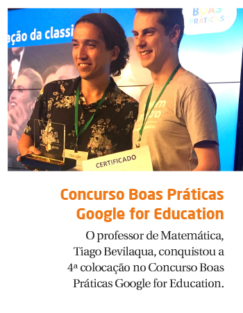 Professor é destaque no Concurso Boas Práticas Google for Education