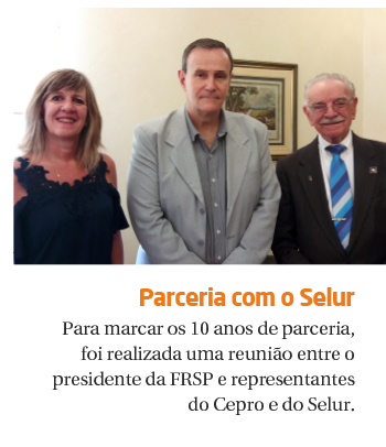 Presidente do Selur visita a FRSP, marcando 10 anos de parceria