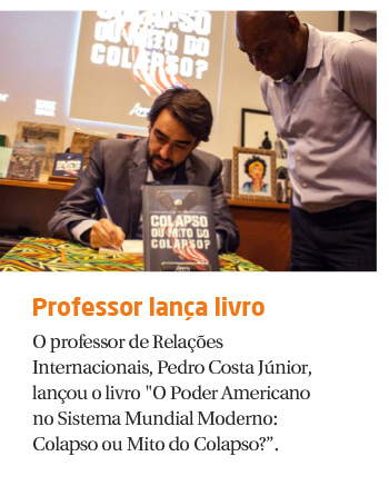 Professor Pedro Costa lança livro