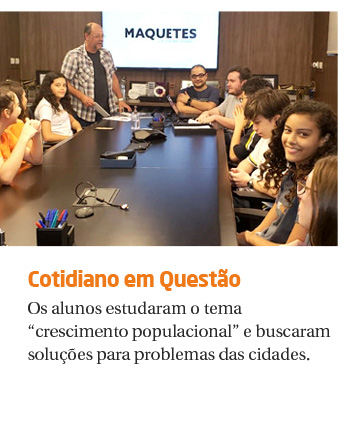 Cotidiano em Questão: alunos encontram soluções para problemas das cidades