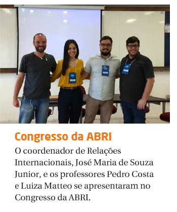 PROFESSORES MARCAM PRESENÇA NO 7° ENCONTRO NACIONAL DA ABRI